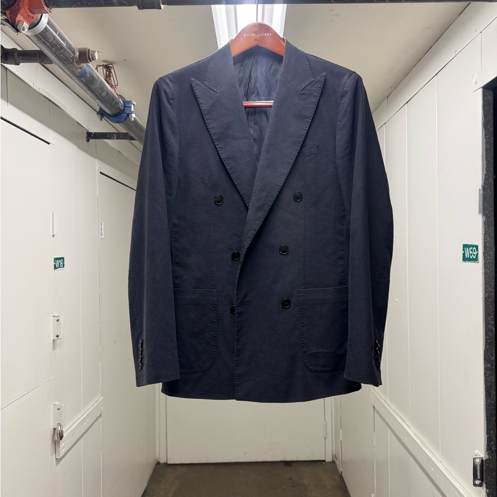 Reiss Double Breast Blazer Peak Lapel Suit Jacket 38R